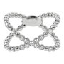 Adore Anillo Allure T-55 con Cristales Swarovski Gris