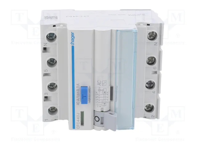 HAGER Interruptor Diferencial 40A 300mA 3+N