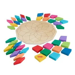 Fisher-Price Rompecabezas Mandala de Madera de 40 Piezas