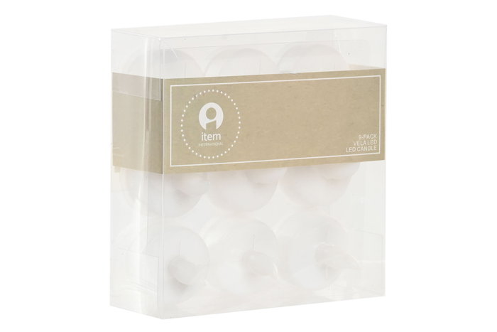 DKD Home Decor Vela Led Blanco 3.8 x 4 x 3.8 cm Set de 9 Unidades DKD Home Decor Vela Led Blanco 3.8 x 4 x 3.8 cm Set de 9 Unidades