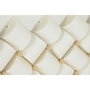 DKD Home Decor Set de 2 Cuadros Lienzo Abstracto 100x100 cm Beige y Blanco