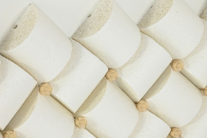 DKD Home Decor Set de 2 Cuadros Lienzo Abstracto 100x100 cm Beige y Blanco