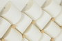 DKD Home Decor Set de 2 Cuadros Lienzo Abstracto 100x100 cm Beige y Blanco