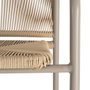 Silla Apilable Aluminio-Rattán Pe 57 X 60 X 77,50 cm (Set de 2)