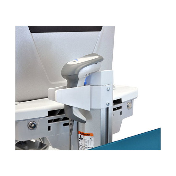 Ergotron StyleView Carro Multimedia para Panel Plano con 2 Schublade, Gelenk SLA-Antrieb, Aluminio/Gris/Blanco, Hasta 17.7 kg y 61 cm (24")