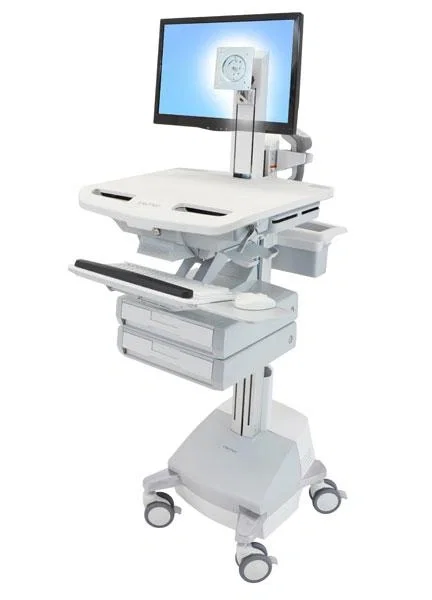 Ergotron StyleView Carro multimedia con 2 cajones y soporte LCD