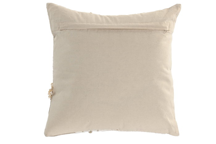 DKD Home Decor Cojin Boho Beige Algodon Hecho a Mano 45 x 45 cm (2 Unidades) DKD Home Decor Cojin Boho Beige Algodon Hecho a Mano 45 x 45 cm (2 Unidades)