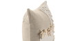 DKD Home Decor Cojin Boho Beige Algodon Hecho a Mano 45 x 45 cm (2 Unidades)