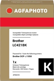 Agfa Photo Cartucho de tinta negro APB421B