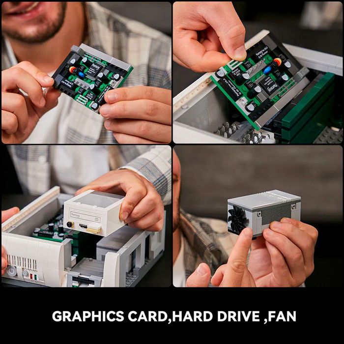 PANTASY Kit Construccion Retro Computer 1634 Piezas 24cm