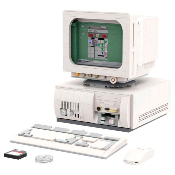 PANTASY Kit Construccion Retro Computer 1634 Piezas 24cm