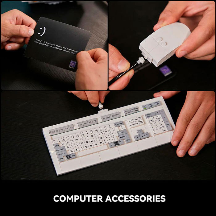 PANTASY Kit Construccion Retro Computer 1634 Piezas 24cm