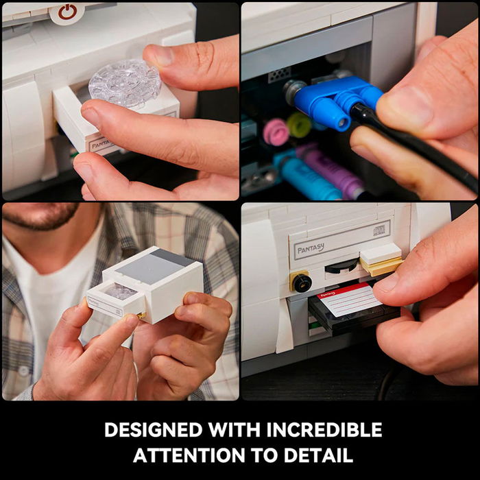 PANTASY Kit Construccion Retro Computer 1634 Piezas 24cm