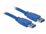 DeLOCK Cable USB 3.0 Tipo A a Tipo A de 1 m Azul