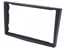 PER.PIC. Bastidor de montaje de radio 2 DIN para Opel, negro