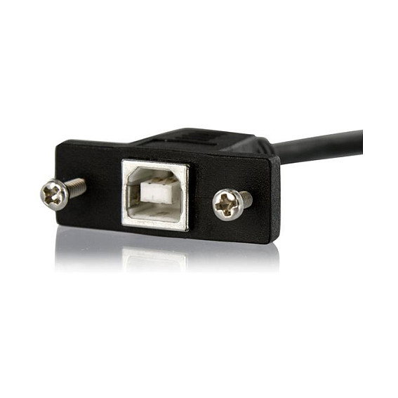StarTech Cable de Montaje en Panel USB 2.0 B a B Macho a Hembra, 0,91 m StarTech Cable de Montaje en Panel USB 2.0 B a B Macho a Hembra, 0,91 m