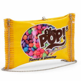 Oh My Pop Bolso Bandolera Cadena Chococandy Amarillo