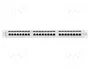 Lanberg Patch Panel 24 puertos 1U 19 pulg. Cat.5e FTP blindado gris