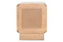 DKD Home Decor Mesita de Noche Cuadrado Moderno Natural Acacia MDF 40 x 50 x 40 cm