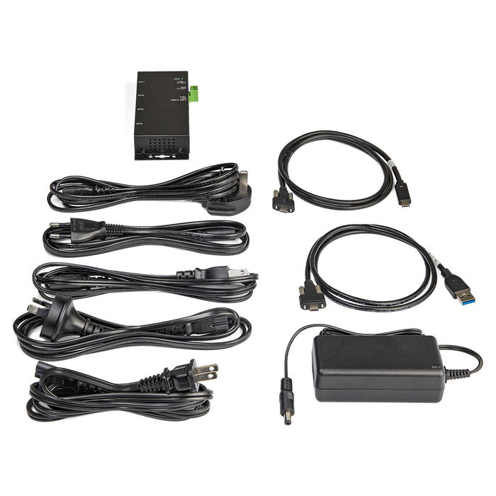 StarTech Hub USB C de 4 Puertos 10Gbps (2x USB-C, 2x USB-A) Concentrador Ladrón Industrial