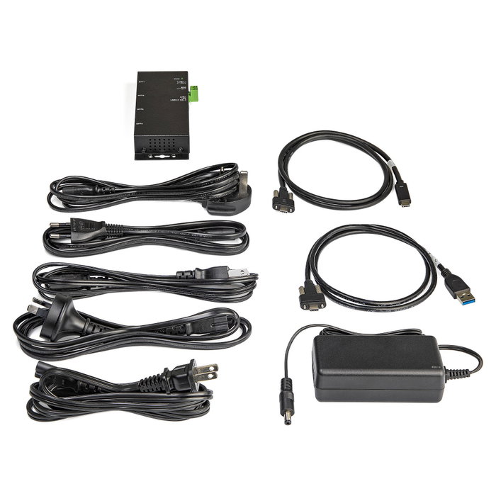 StarTech Hub USB C Industrial de 4 Puertos 10 Gbps (2x USB-C y 2x USB-A) HB31C2A2CME