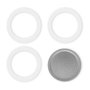 Bialetti Kit de 3 Juntas de Repuesto y 1 Placa de Filtro para 9 Tazas