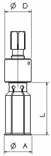 Pinza Extractor Interiores Forza + Llave Ø46-54