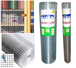 SIFER Malla Electrosoldada Doméstica 19x19x1 mm Rollo 1 Metro