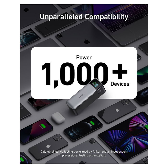 Anker 737 PowerBank GaNPrime 24.000mAh 140W 2x USB-C 1x USB-A Negro