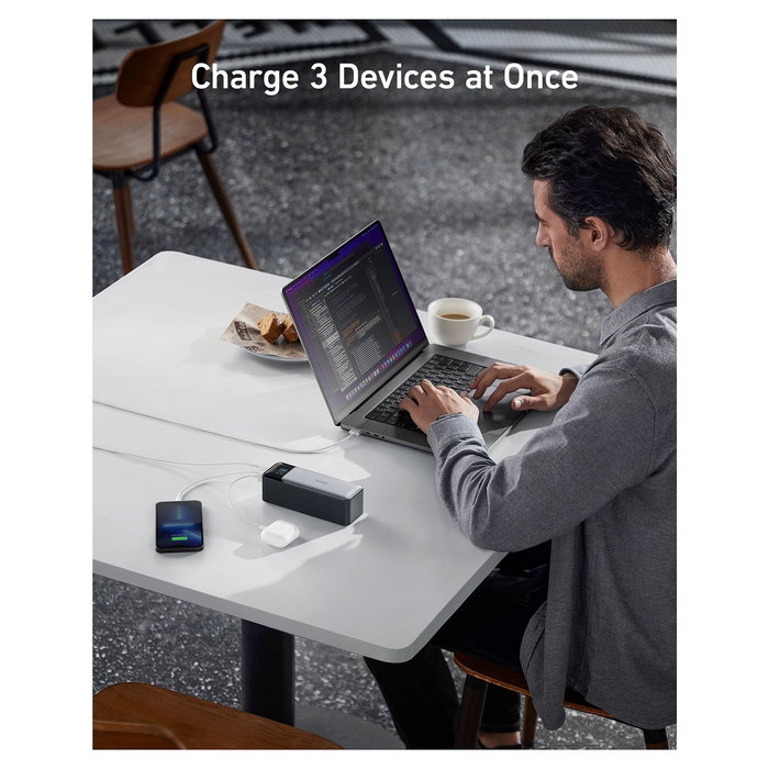 Anker 737 PowerBank GaNPrime 24.000mAh 140W 2x USB-C 1x USB-A Negro