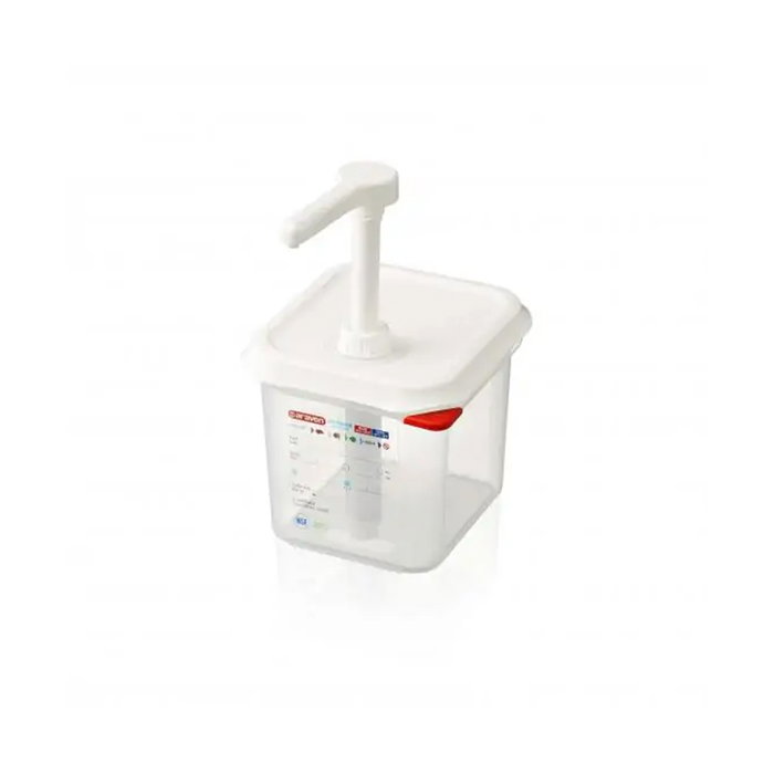 ARAVEN Dispensador de Salsa GN 1/6 2,6 L ARAVEN Dispensador de Salsa GN 1/6 2,6 L