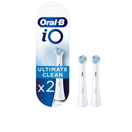 Oral-B iO Ultimate Clean - Cabezales de Recambio para Cepillo Eléctrico, 2 unidades, Elimina 100% Más Placa