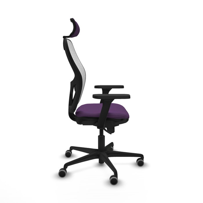 PIQUERAS Y CRESPO Silla de oficina Jorquera Morado y Blanco PIQUERAS Y CRESPO Silla de oficina Jorquera Morado y Blanco