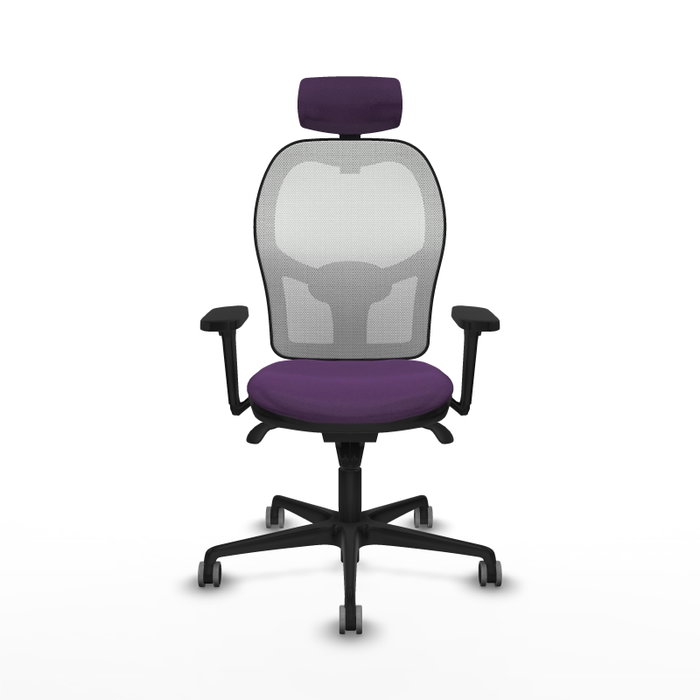 PIQUERAS Y CRESPO Silla de oficina Jorquera Morado y Blanco PIQUERAS Y CRESPO Silla de oficina Jorquera Morado y Blanco
