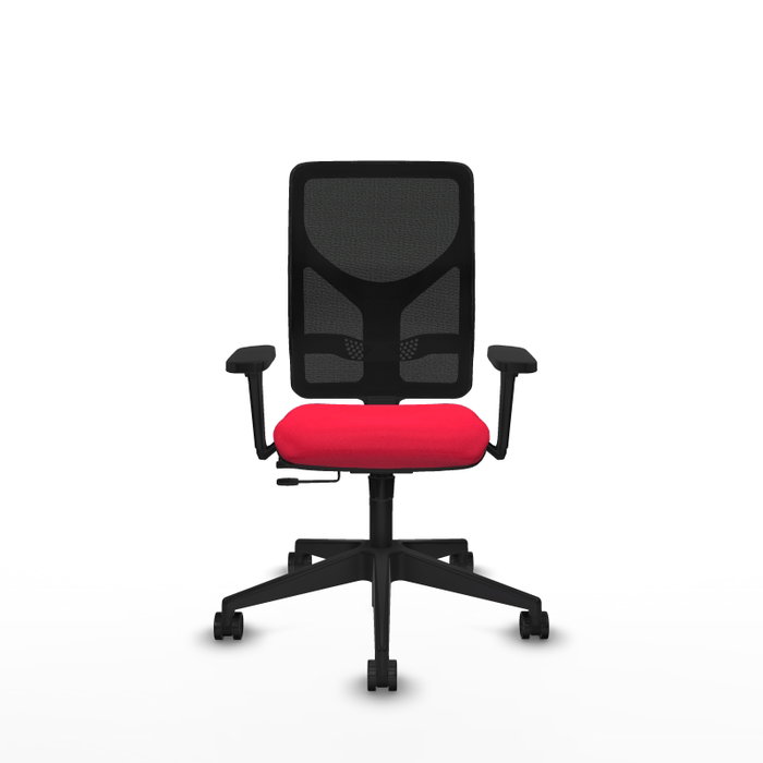 PIQUERAS Y CRESPO Silla de oficina Motilla con mecanismo Sincro/Traslack, Rojo y Negro PIQUERAS Y CRESPO Silla de oficina Motilla con mecanismo Sincro/Traslack, Rojo y Negro