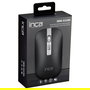 Inca IWM-531RA Ratón Inalámbrico y Bluetooth, Óptico, 1600 DPI, Batería Recargable, Diseño Ambidextro, Antracita