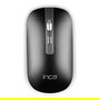 Inca IWM-531RA Ratón Inalámbrico y Bluetooth, Óptico, 1600 DPI, Batería Recargable, Diseño Ambidextro, Antracita