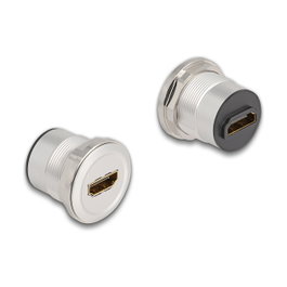 DeLOCK 88191 Toma empotrada HDMI 8K 60 Hz Aluminio