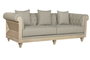 DKD Home Decor Sofá Item Home Verde Claro Natural 225 x 87 x 79 cm