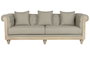 DKD Home Decor Sofá Item Home Verde Claro Natural 225 x 87 x 79 cm
