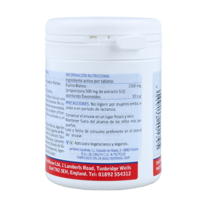 Lamberts Espino Blanco 2500mg 60 Tabletas