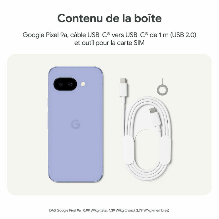 Google Pixel 9a 5G Dual Sim 8RAM 128GB porcelain