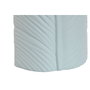 DKD Home Decor Jarrón de Gres Hoja Azul Celeste