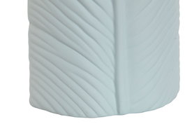 DKD Home Decor Jarrón Tropical Azul Celeste Gres 15 x 70 x 22 cm