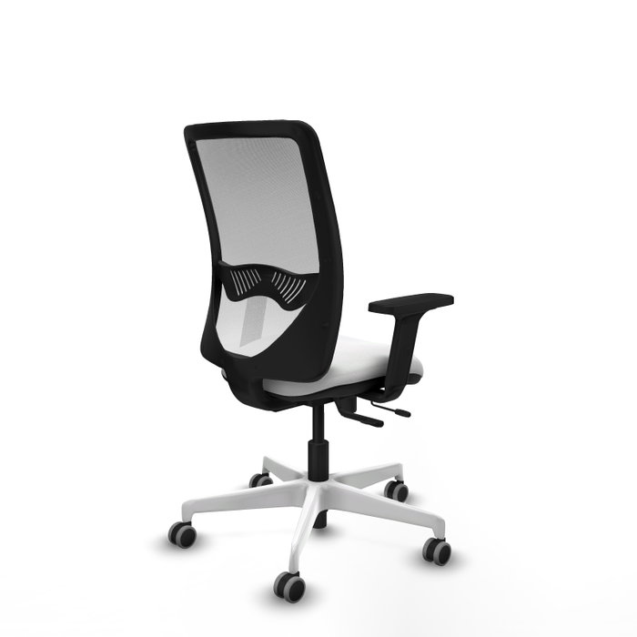 PIQUERAS Y CRESPO Silla de oficina Zulema Blanca con Mecanismo Sincro/Traslack