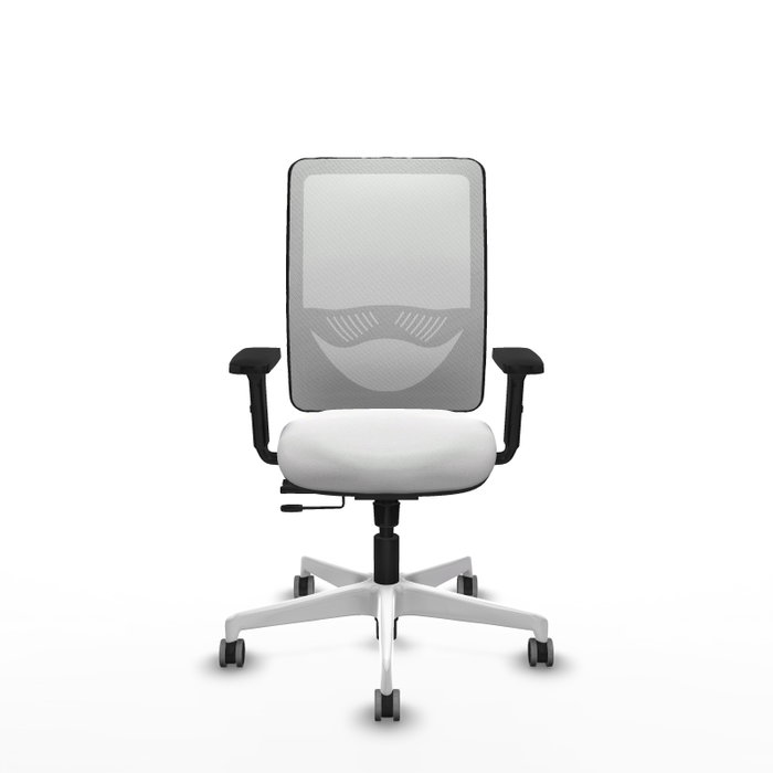 PIQUERAS Y CRESPO Silla de oficina Zulema Blanca con Mecanismo Sincro/Traslack