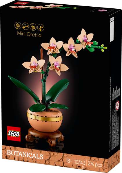 Lego Botanicals Juego de construcción 274 piezas Miniorquídea