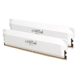Memoria ddr5 32gb 2x16gb crucial pro udimm 6400 mhz pc5 51200 cl38 blanco