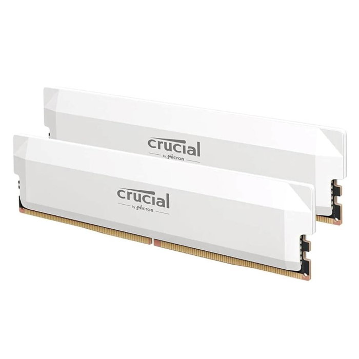 Memoria ddr5 32gb 2x16gb crucial pro udimm 6400 mhz pc5 51200 cl38 blanco Memoria ddr5 32gb 2x16gb crucial pro udimm 6400 mhz pc5 51200 cl38 blanco