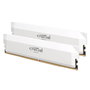 Memoria ddr5 32gb 2x16gb crucial pro udimm 6400 mhz pc5 51200 cl38 blanco